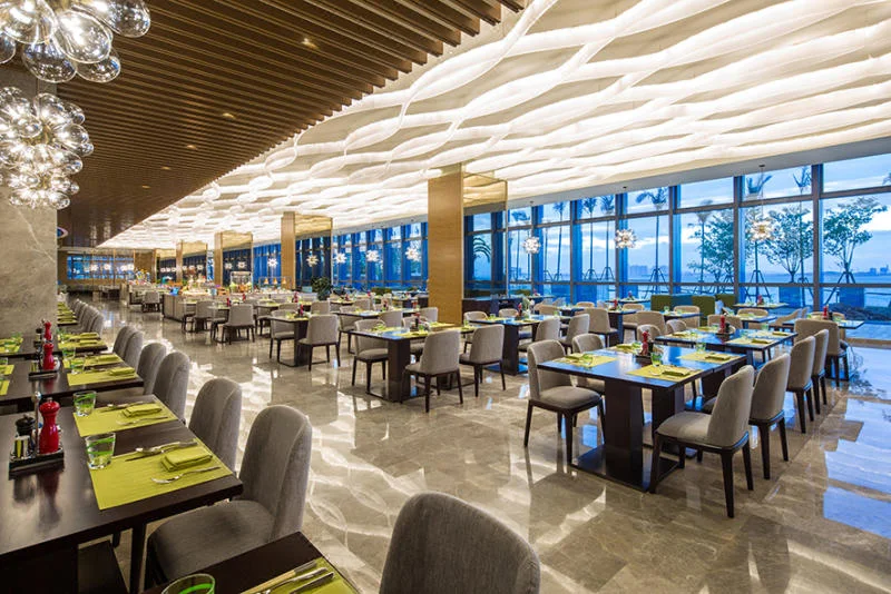 All-day dining room at Xiamen Wutong Fliport Hotel