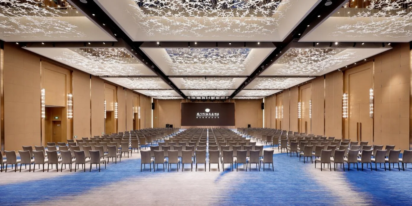 Pillar-free grand ballroom at Xiamen Wutong Fliport Hotel